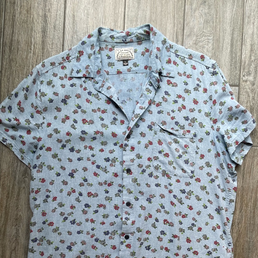 Floral Casual Button Down Shirt